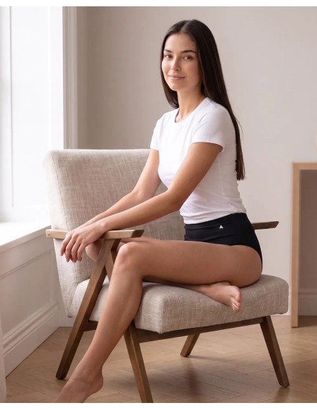 Vista lateral Culotte Menstrual Hipster