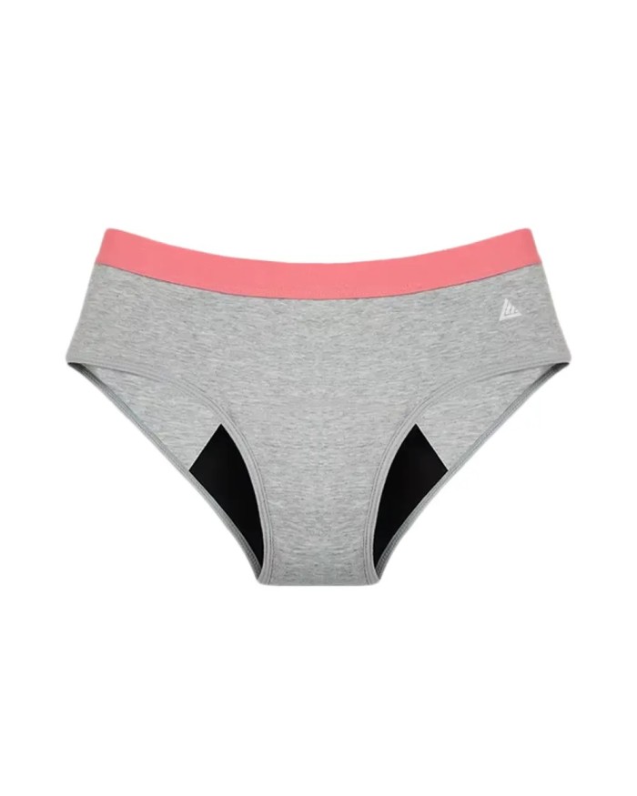 Detail Period Panty Hipster Grey