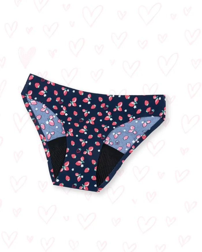 Detail Teens Menstrual Panty Slip Strawberries