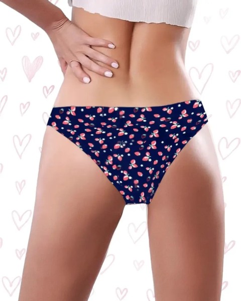 Trasera Adolescentes Braguita Menstrual Slip Fresas