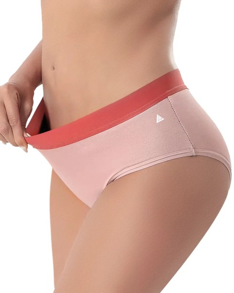 Parte Lateral Braga Menstrual Hipster Rosa