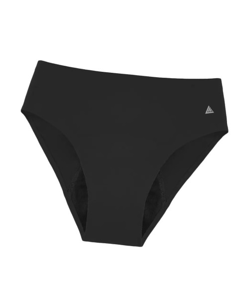 Braga Menstrual Sin Costuras de Cintura Alta Negro