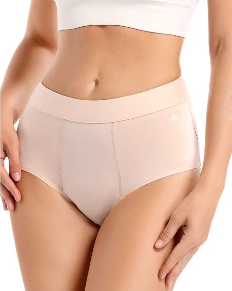 Braga Menstrual Cintura Alta Bambú Apricot 🩸 Libertad Menstrual