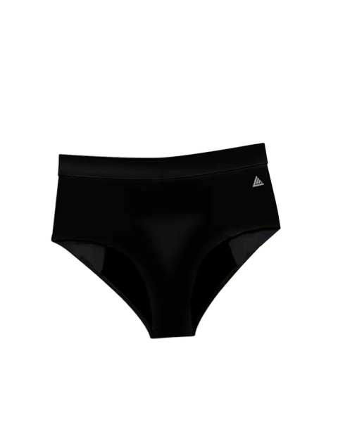 Braga Menstrual Bambú Negro Cintura Alta 🩸 Libertad Menstrual