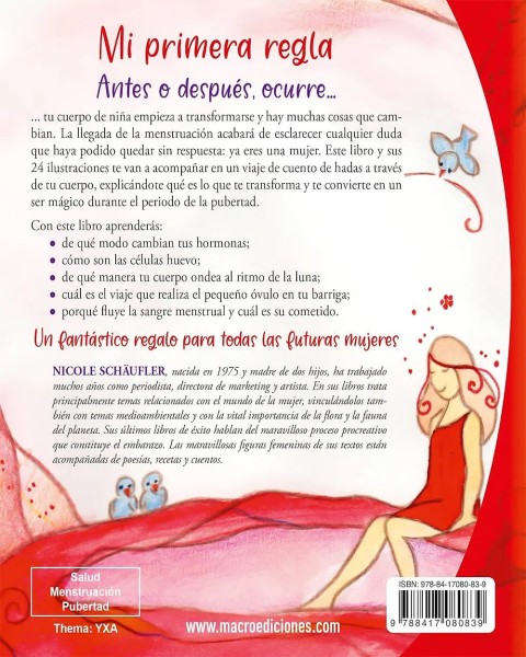 Libro Mi Primera Regla: de niña a mujer de Nicole Schäufler