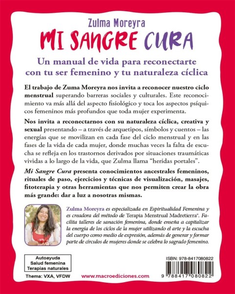 Book Mi Sangre Cura by Zuma Moreyra
