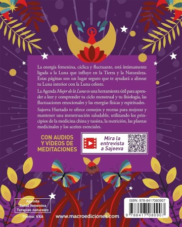 Book Mi Agenda Mujer de la Luna by Sajeeva Hurtado 2