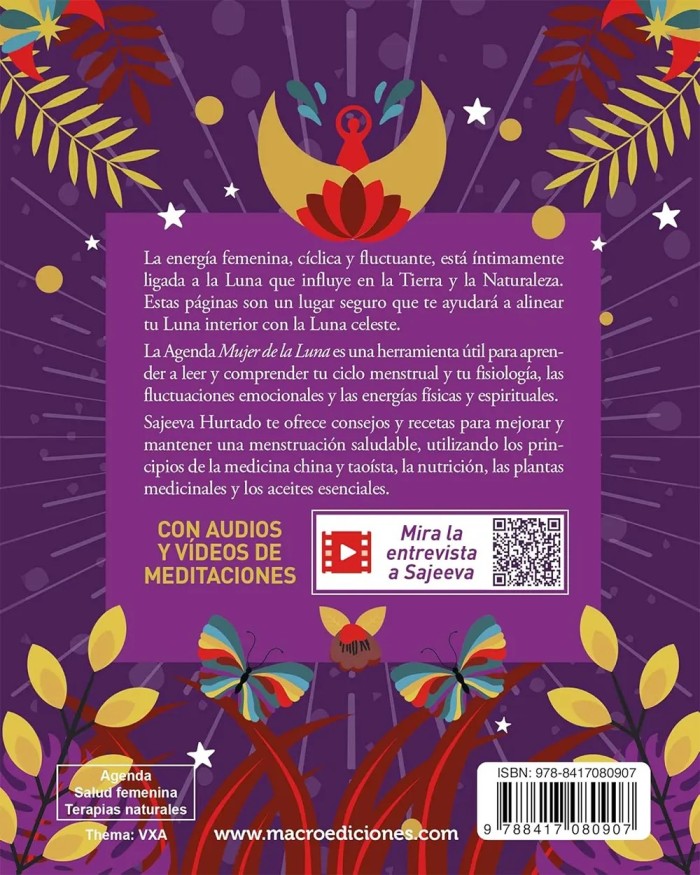 Book Mi Agenda Mujer de la Luna by Sajeeva Hurtado
