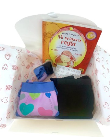 Kit Mi Primera Regla Adolescentes 🩸 Hipster + Short Boxer
