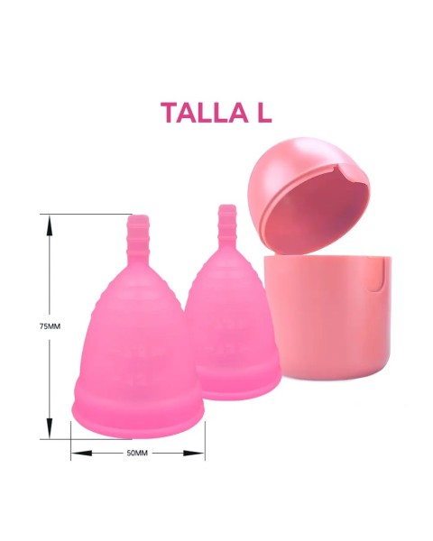 Pack 2 Menstrual Cups + Sterilisation Kit 🩸