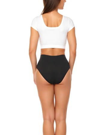 Hipster Full Coverage Menstrual Panty | Black 2