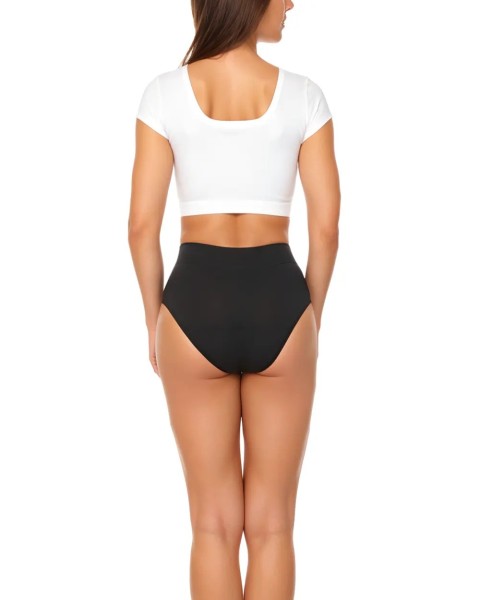 Braga Menstrual Hipster Cobertura Completa  | Negro