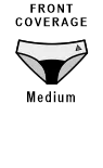 Medium front coverage