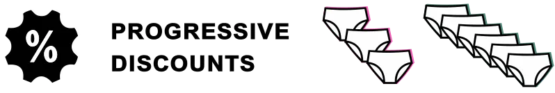 Progressive Discounts on Menstrual Panties