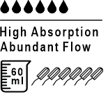 High absorption period panty / heavy flow